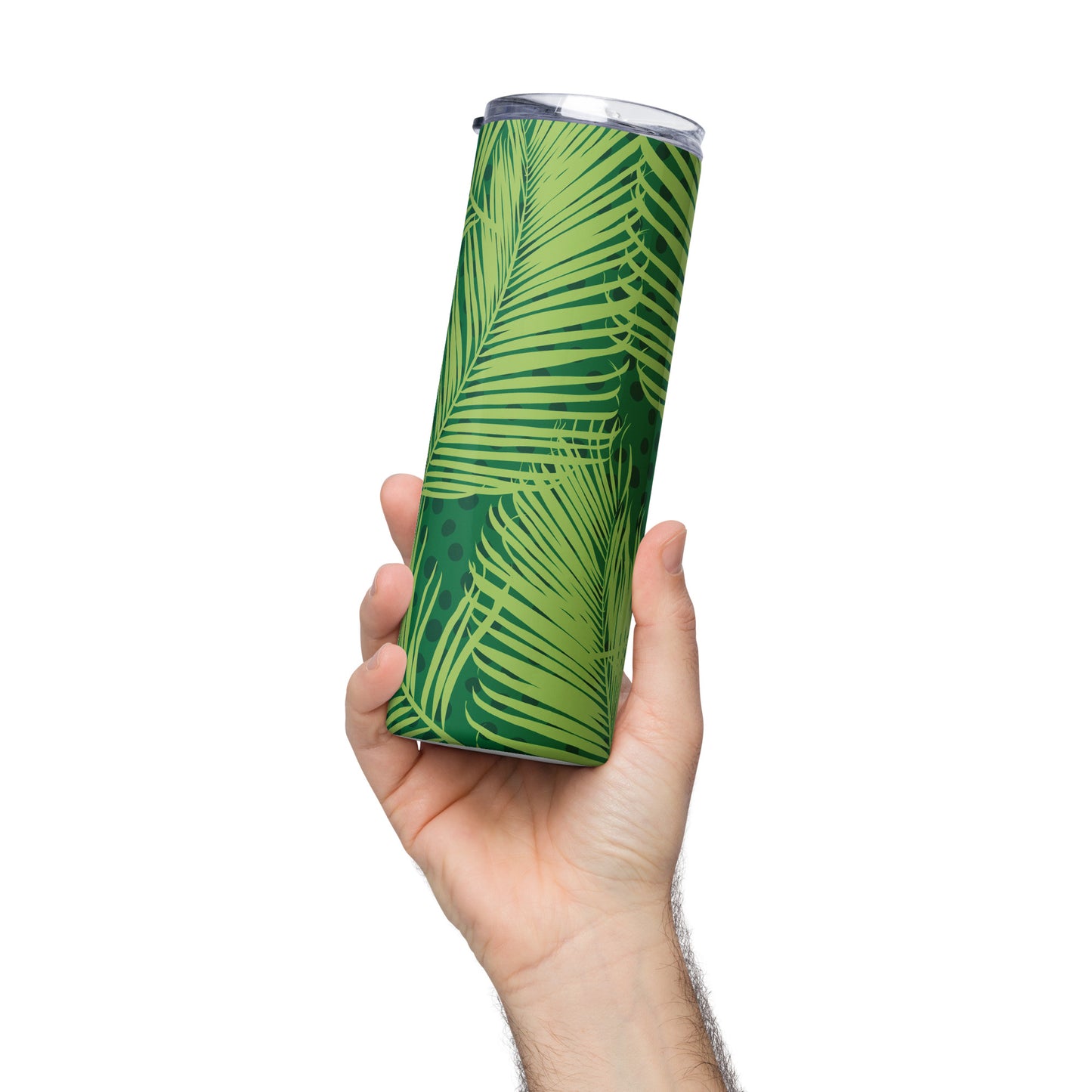 Tropical Leaves Stainless Steel Tumbler (20 oz.)