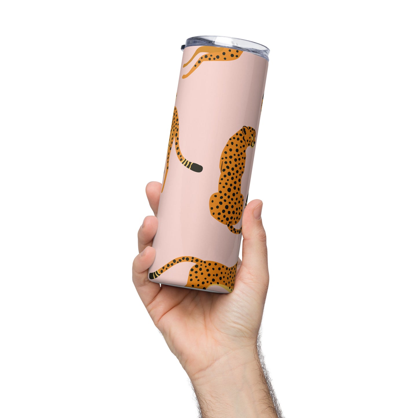 Playful Cheetah Stainless Steel Tumbler (20 oz.)