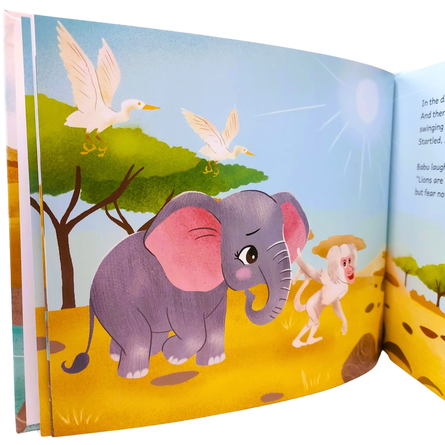 Children's Safari Adventure Picture Book | The Little Elephant's Big Adventure | Hardcover | Amara the Elephant