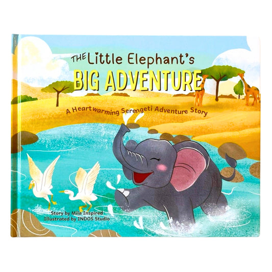 Children's Safari Adventure Picture Book | The Little Elephant's Big Adventure | Hardcover | Amara the Elephant