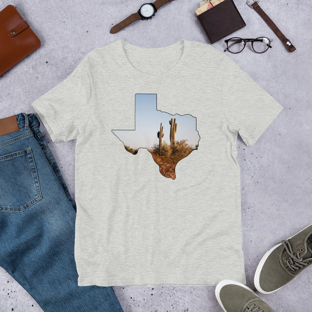 Unisex Texas Cactus T-shirt | Texas Shirt, Texas Tee, Texas Tshirt, Tshirts for Women, Texas Gift Shirt, Tshirts for Men, State Shirt