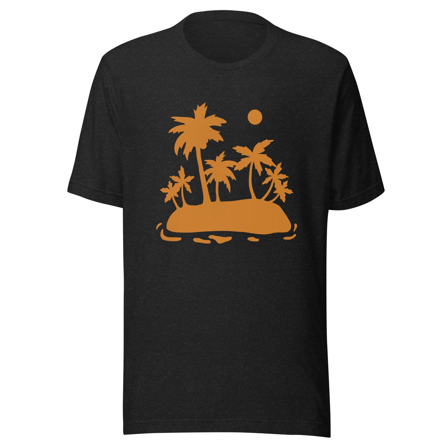 Palm Trees and Sun Unisex t-shirt, Shirt with Palm Trees and Sun, Vacation Summer Shirt for an Island