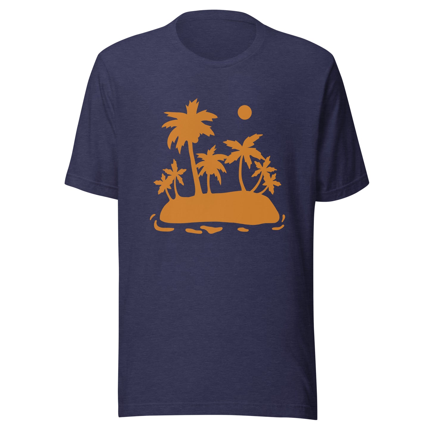 Palm Trees and Sun Unisex t-shirt, Shirt with Palm Trees and Sun, Vacation Summer Shirt for an Island