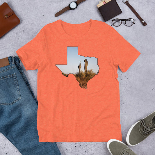 Unisex Texas Cactus T-shirt | Texas Shirt, Texas Tee, Texas Tshirt, Tshirts for Women, Texas Gift Shirt, Tshirts for Men, State Shirt