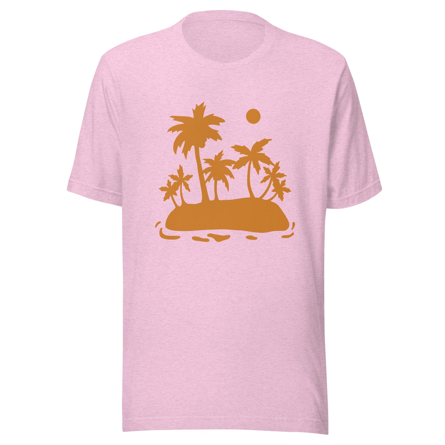 Palm Trees and Sun Unisex t-shirt, Shirt with Palm Trees and Sun, Vacation Summer Shirt for an Island