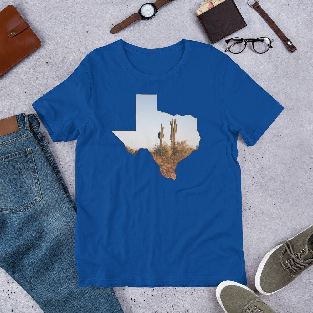 Unisex Texas Cactus T-shirt | Texas Shirt, Texas Tee, Texas Tshirt, Tshirts for Women, Texas Gift Shirt, Tshirts for Men, State Shirt