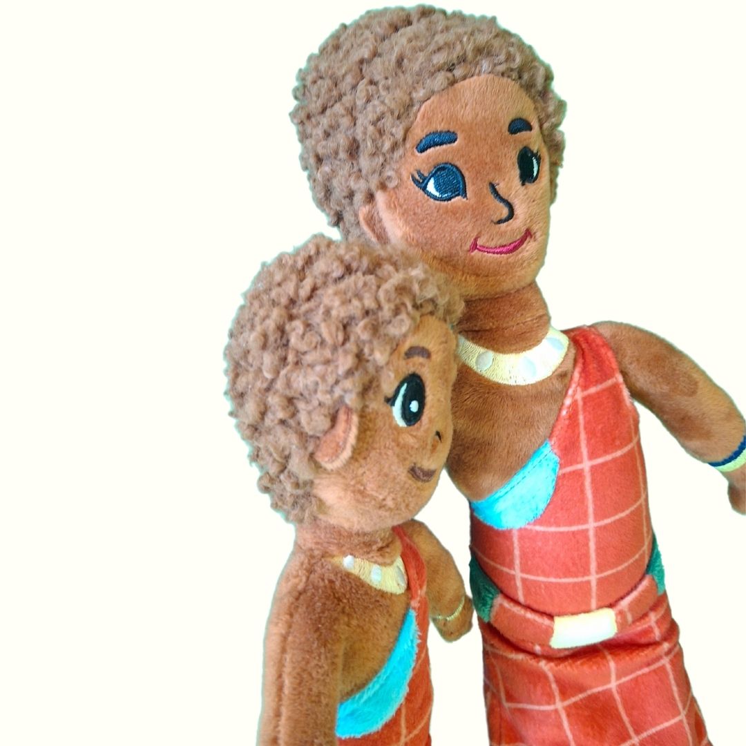 Yaro the Maasai Village Boy Doll and Friend to Amara the Elephant - 13 inches