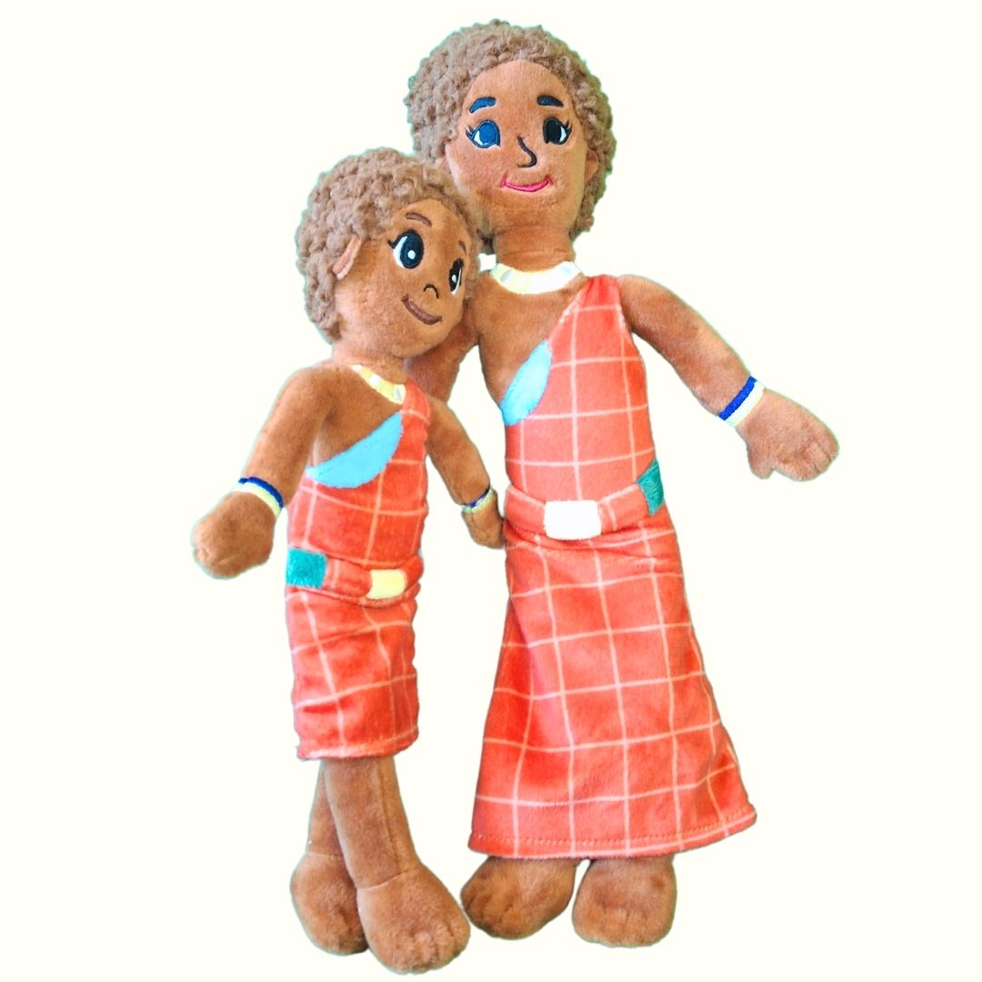 Yaro the Maasai Village Boy Doll and Friend to Amara the Elephant - 13 inches