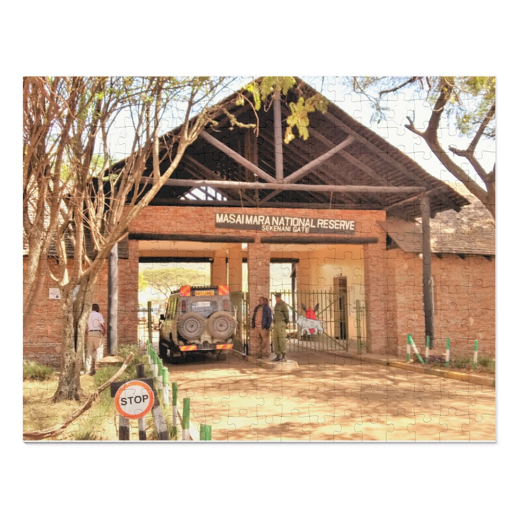 Masai Mara Safari Puzzle with 252 Pieces or 500 Piece Jigsaw Puzzle for Adults | Safari Jigsaw Puzzle for Adults | Family Games