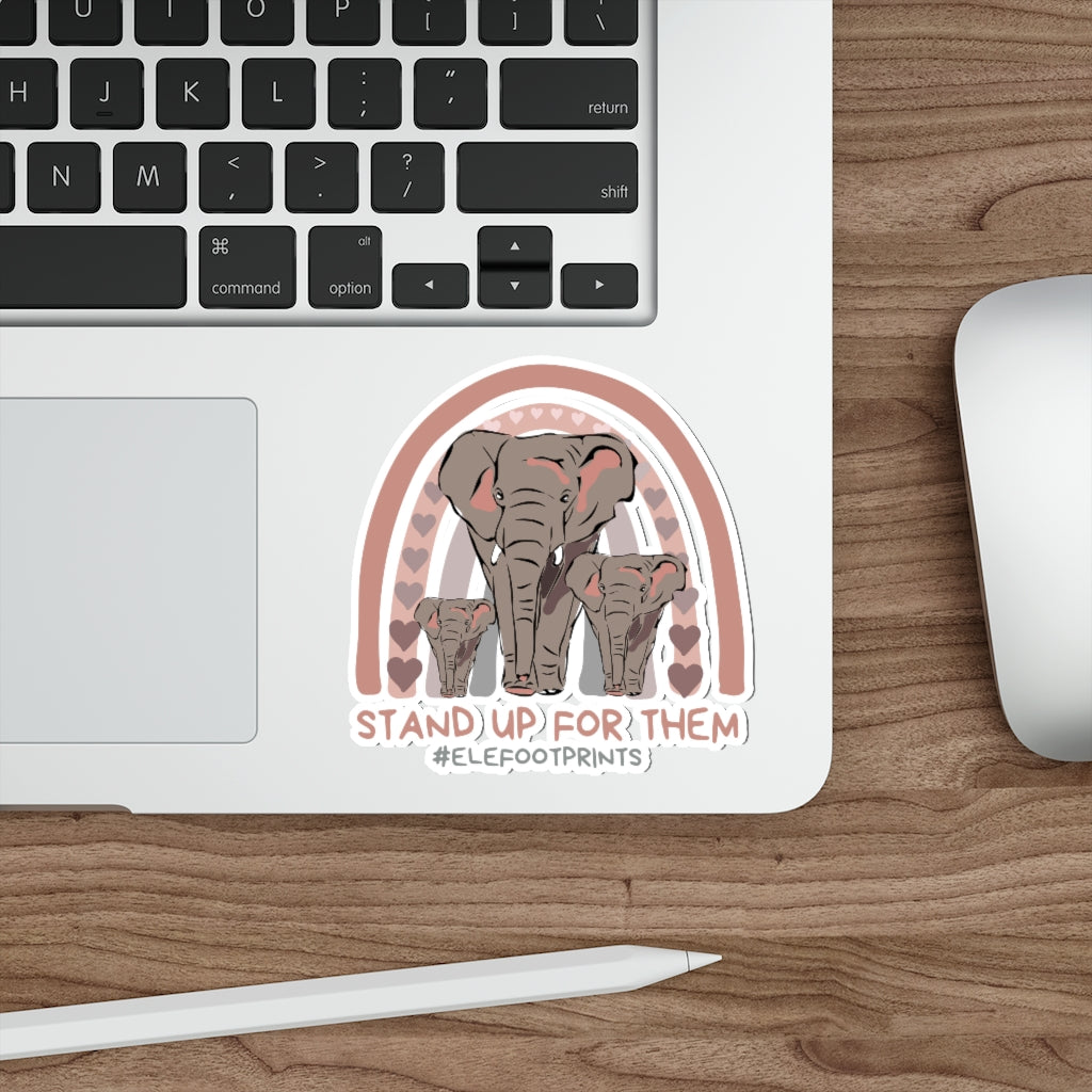 Die-Cut Elephant Stickers