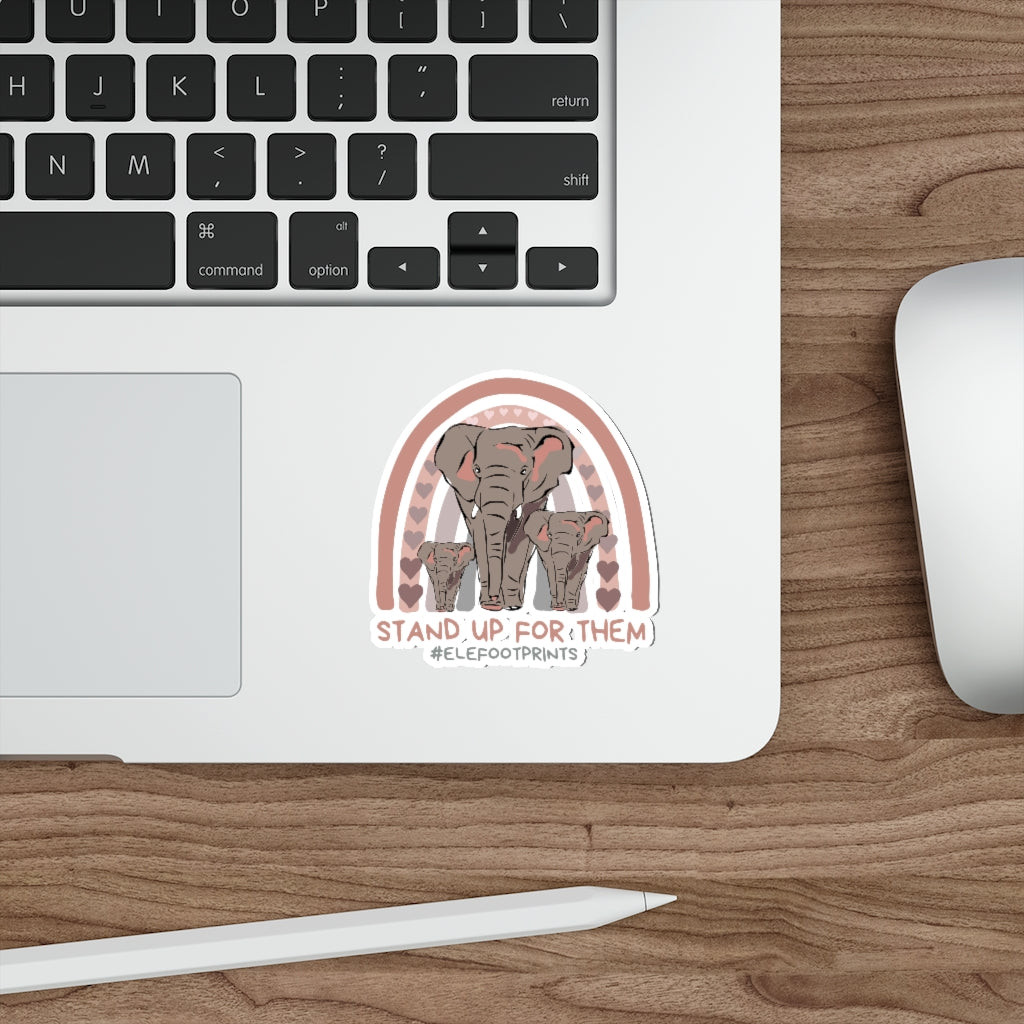 Die-Cut Elephant Stickers