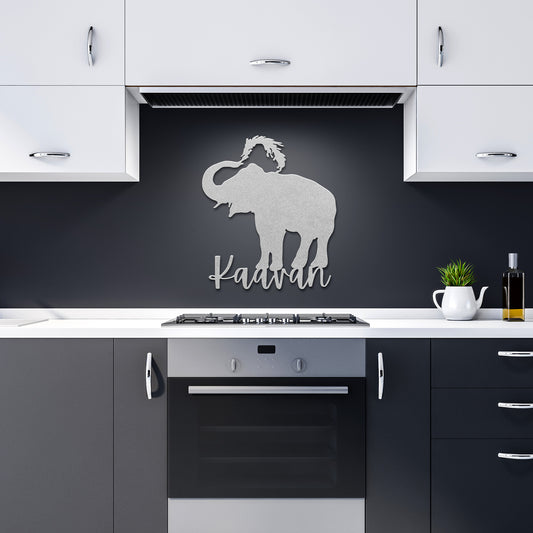Kaavan Elephant Metal Sign | Elephant Metal Wall Decor | Metal Wall Art | Asian Elephant Metal Art| Kaavan Sign | Wedding Gift | Elephant Metal Art | Housewarming Gift