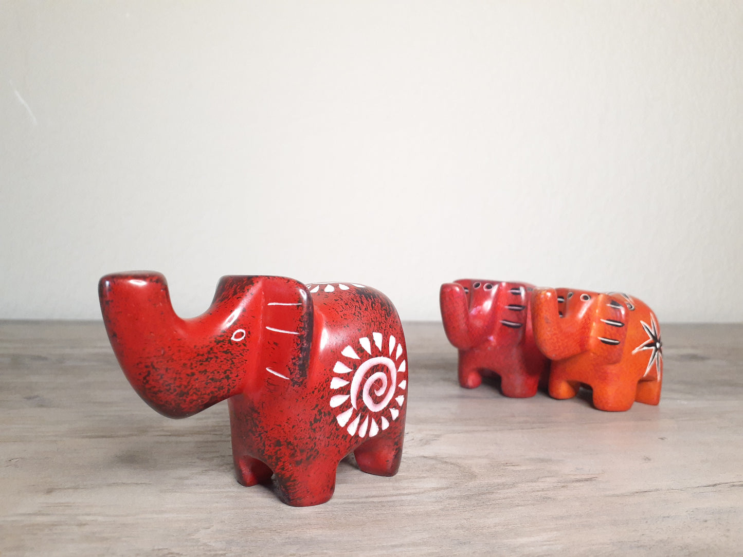 Colorful Elephant Sculptures