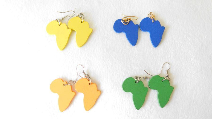 Africa Earrings - Elephant Footprints