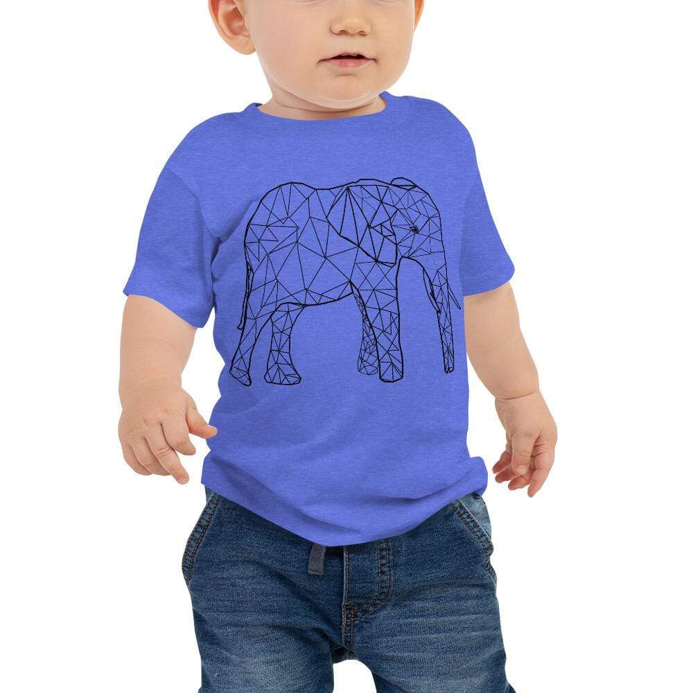 Baby Jersey Short Sleeve Tee - Elephant Footprints