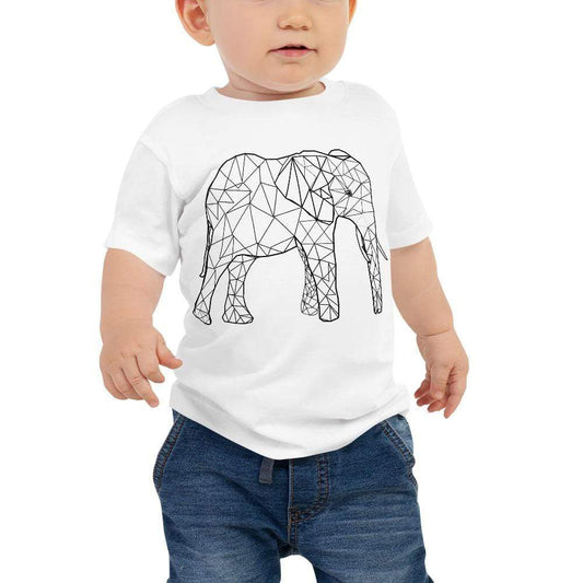 Baby Jersey Short Sleeve Tee - Elephant Footprints