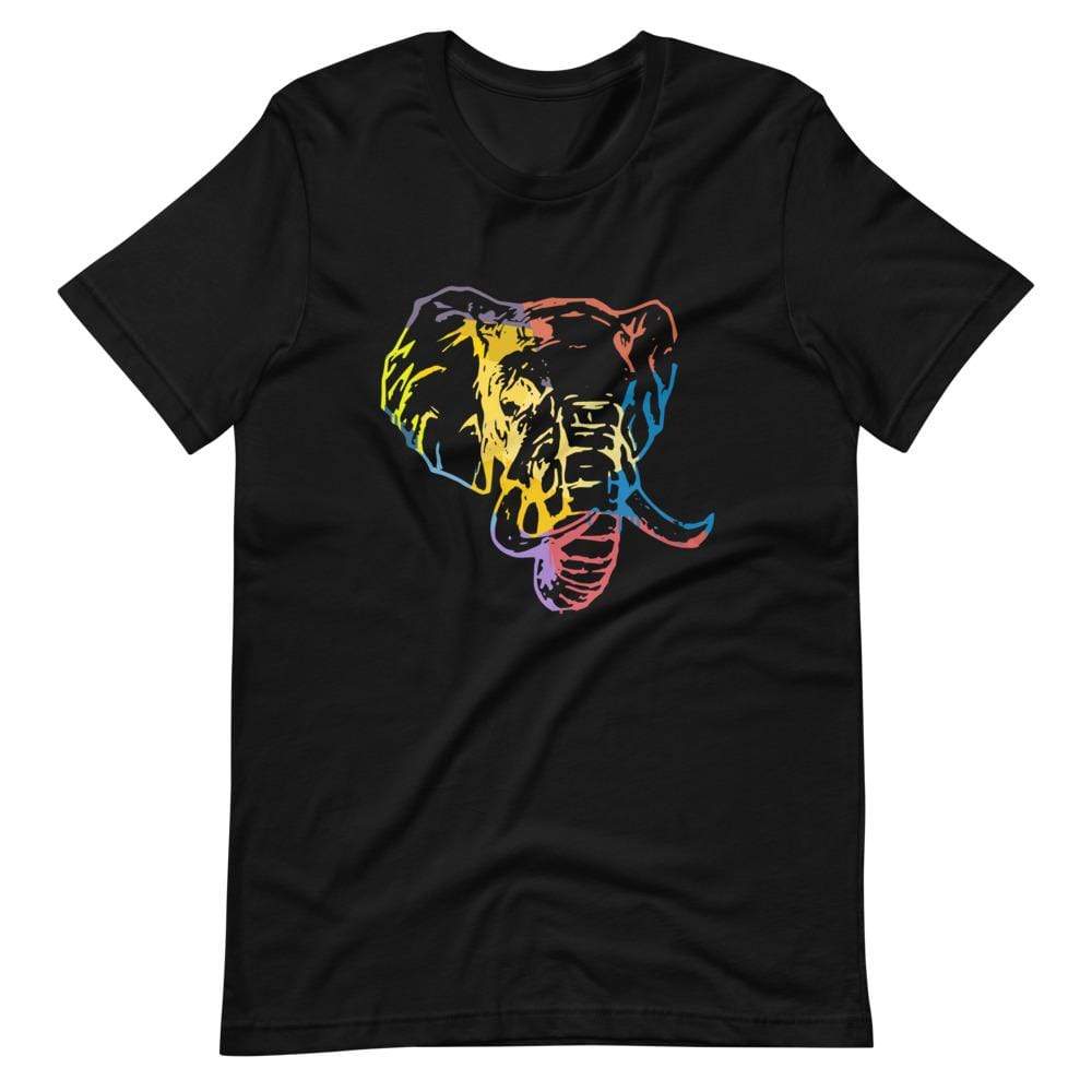 Bold Elephant Head Short-Sleeve Unisex T-Shirt