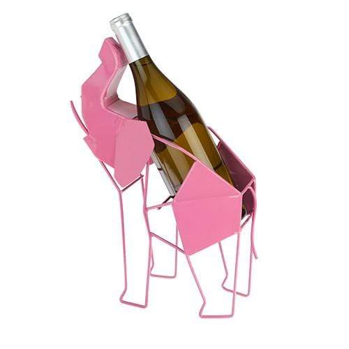Cute Elephant Wine Bottle Holder - Pink Wine Holder