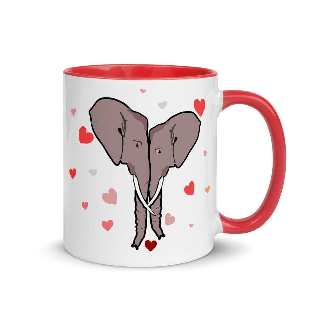 Dear Husband Elephant Accent Mugs