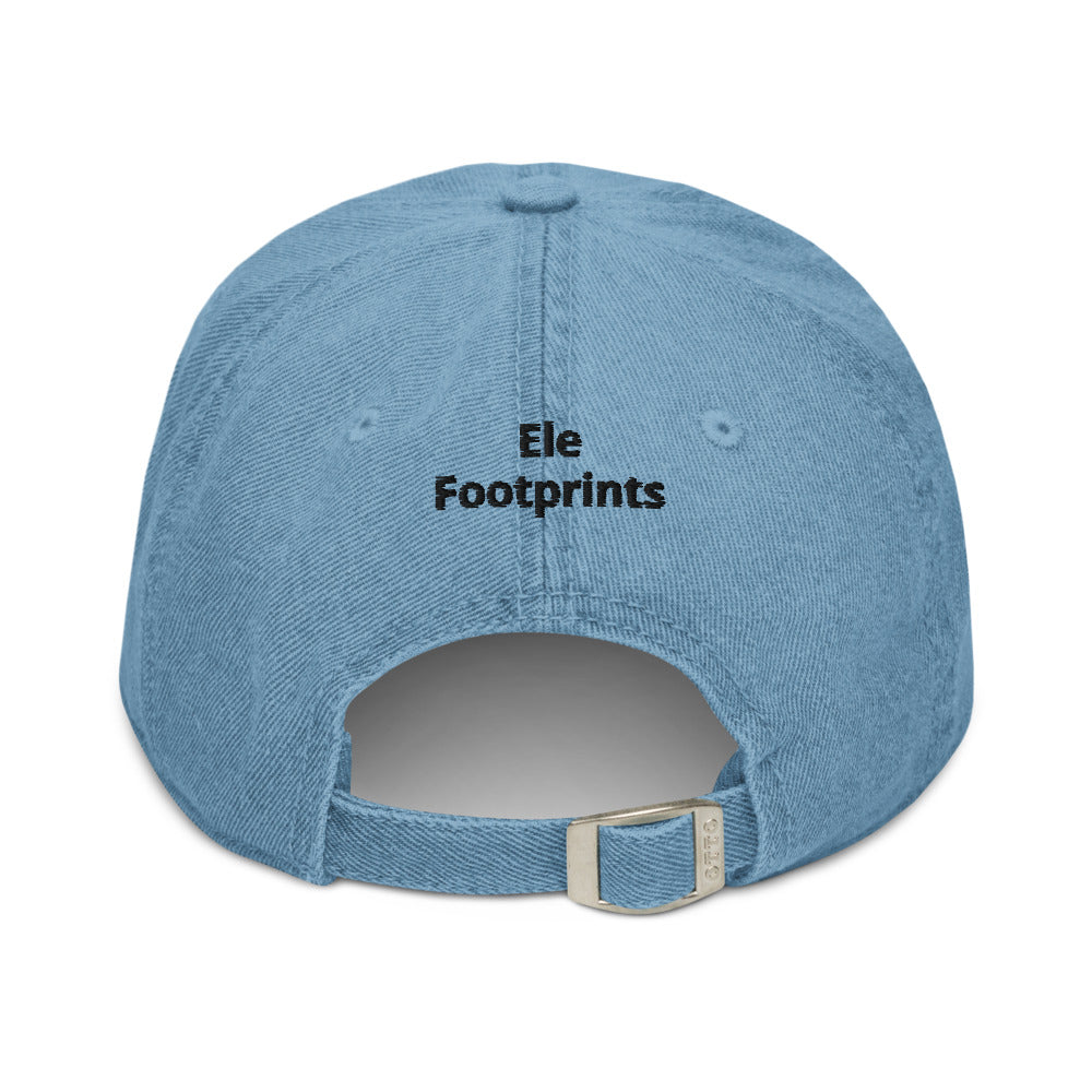 Elephant Love Denim Hat