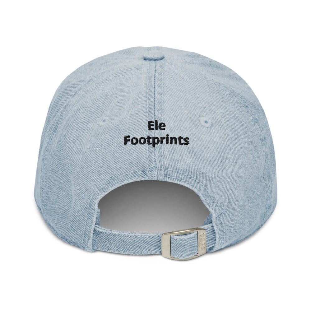 Elephant Love Denim Hat