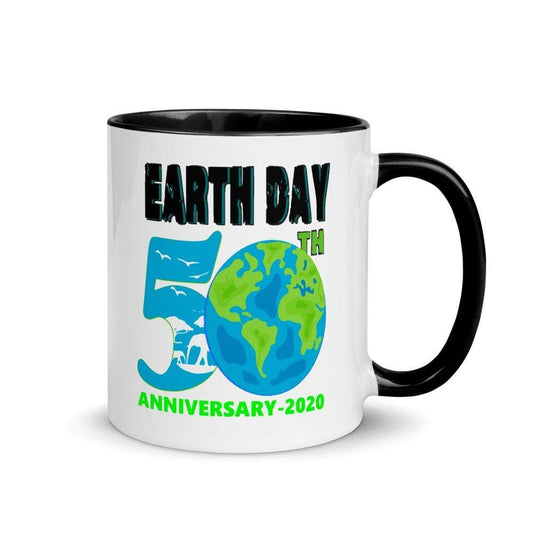 Earth Day 50th Anniversary Accent Mug