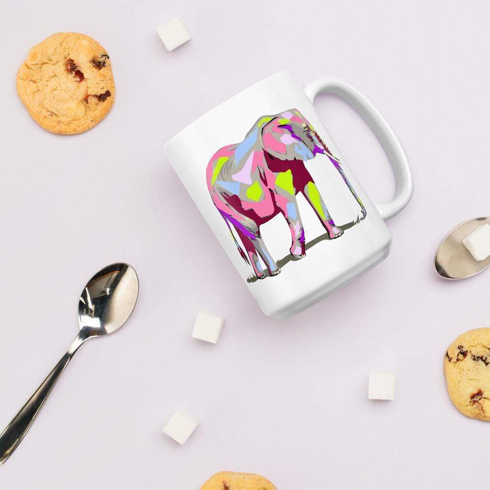 15 ounce and 11 ounce Elephant Coffee Mug - Just a Girl who Loves Elephants