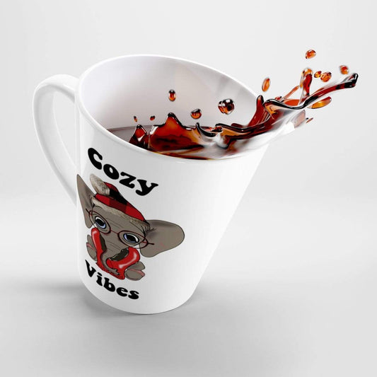 Elephant Latte Mug - Cozy Vibes 12 oz.