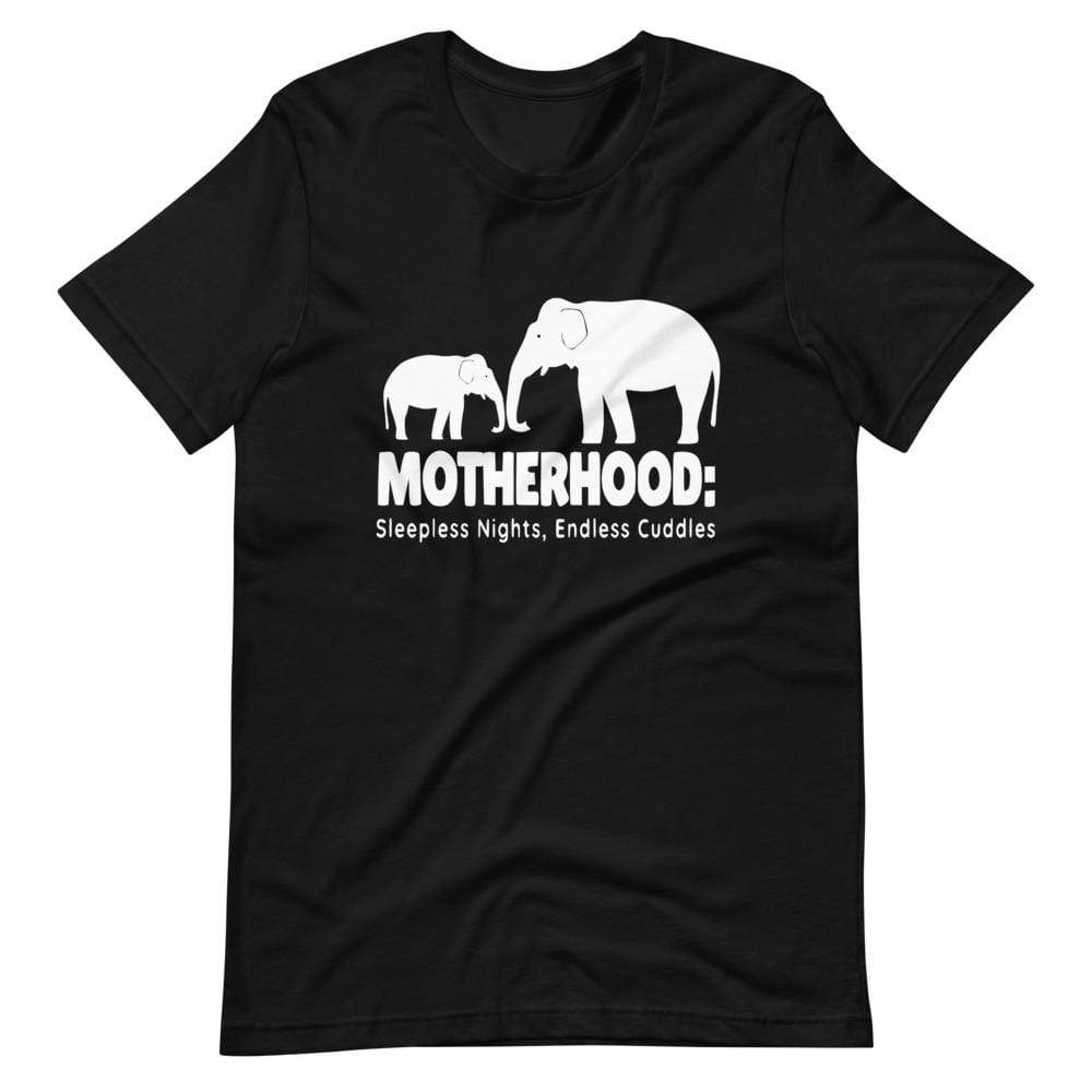 Cute Elephant Motherhood Phrase on Women's Tee - Short-Sleeve Women's T-Shirt