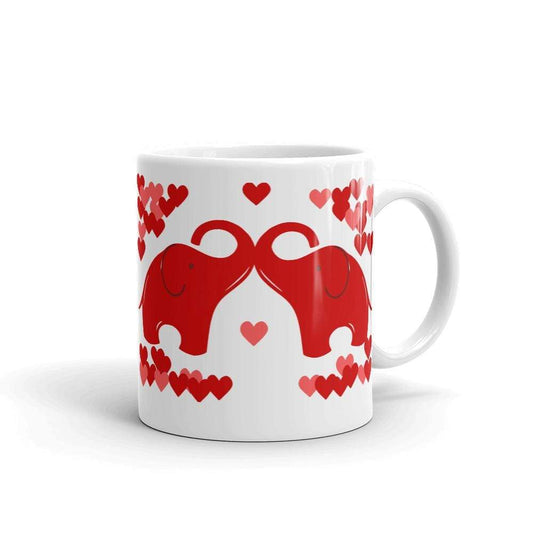 Elephant Valentine's Mug