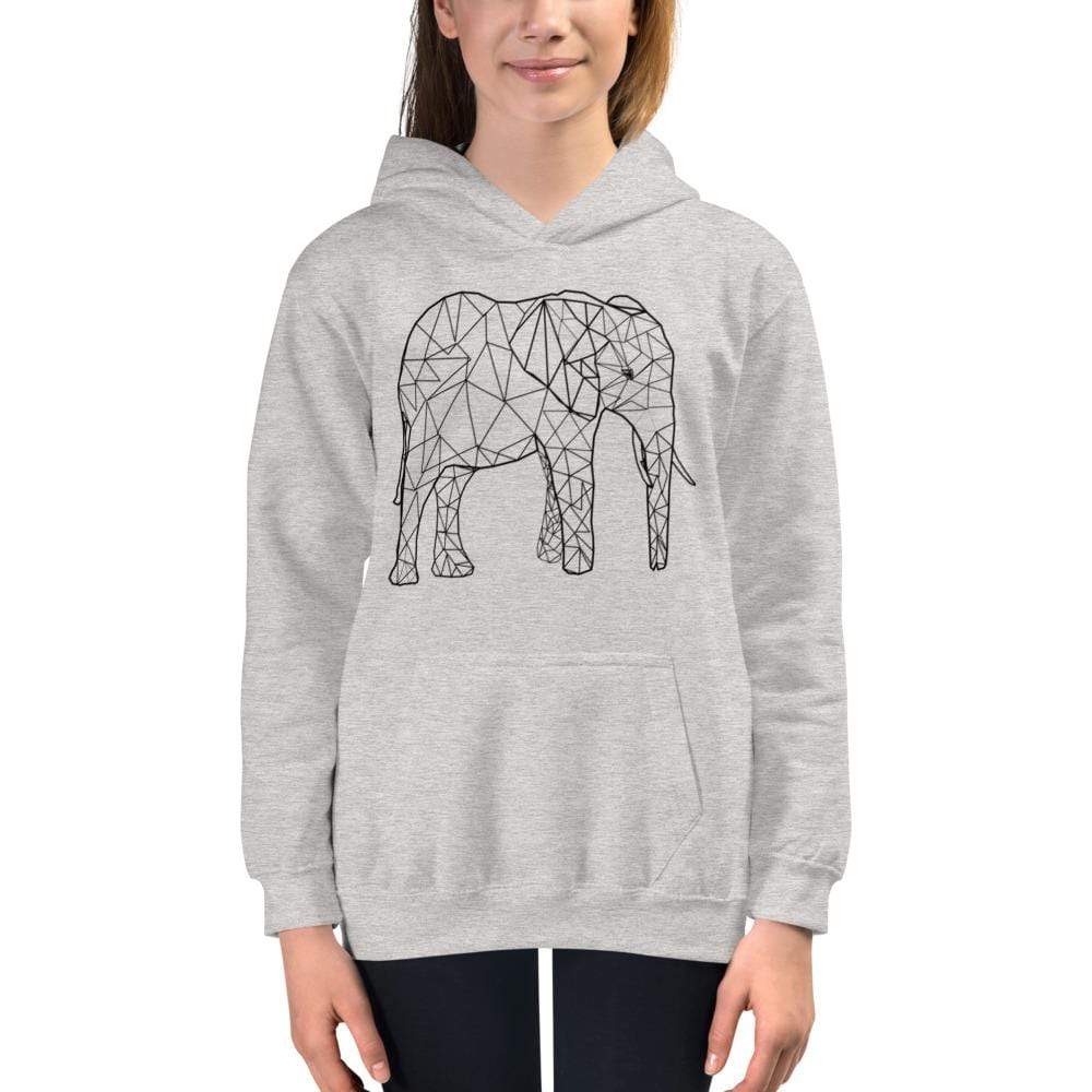 Cute Kids Geometric Elephant Hoodie Mila Inspired