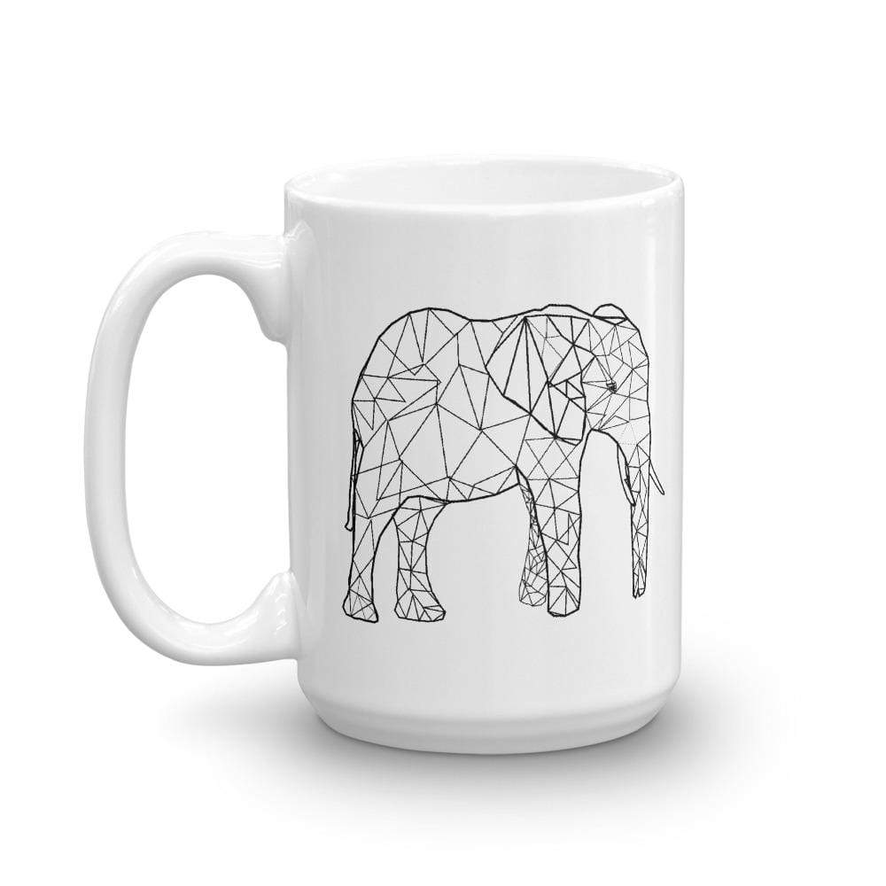 Geometric Elephant Mug Coffee Mug