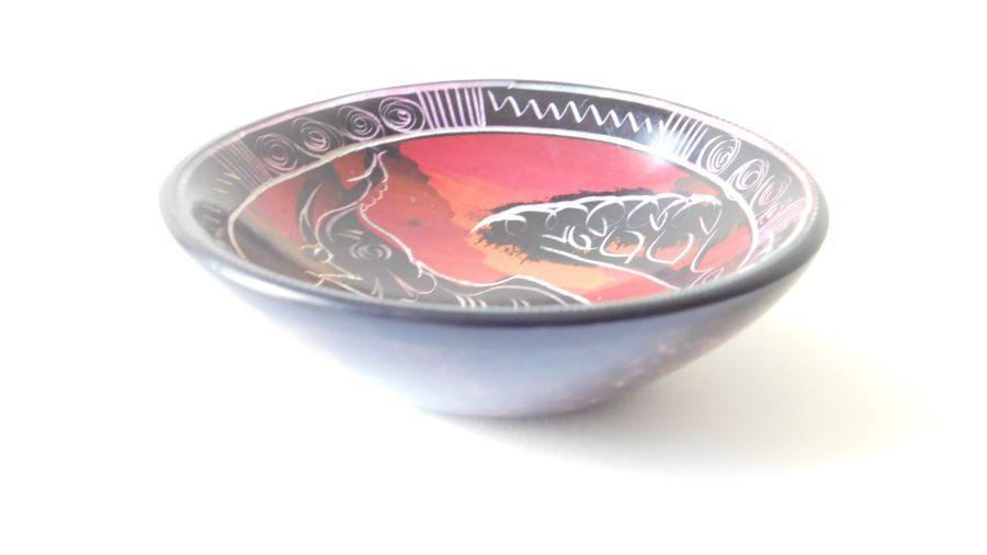 Miniature Soapstone Decorative Bowls - Elephant Footprints