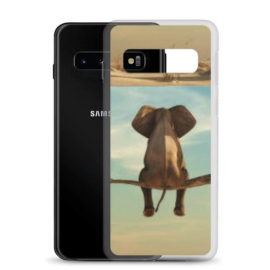 Samsung Phone Case with Sitting Elephant Samsung Phone Case
