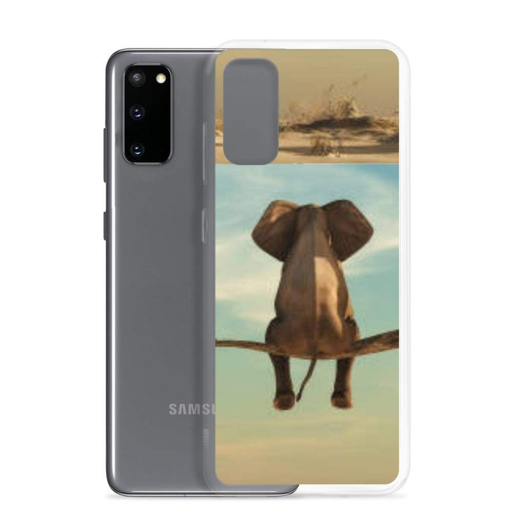 Samsung Phone Case with Sitting Elephant Samsung Phone Case