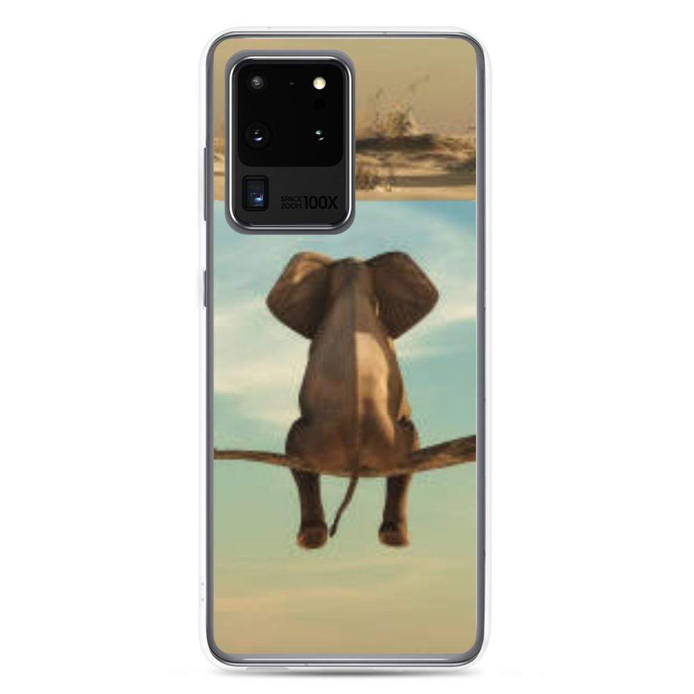 Samsung Phone Case with Sitting Elephant Samsung Phone Case Samsung Galaxy S20 Ultra