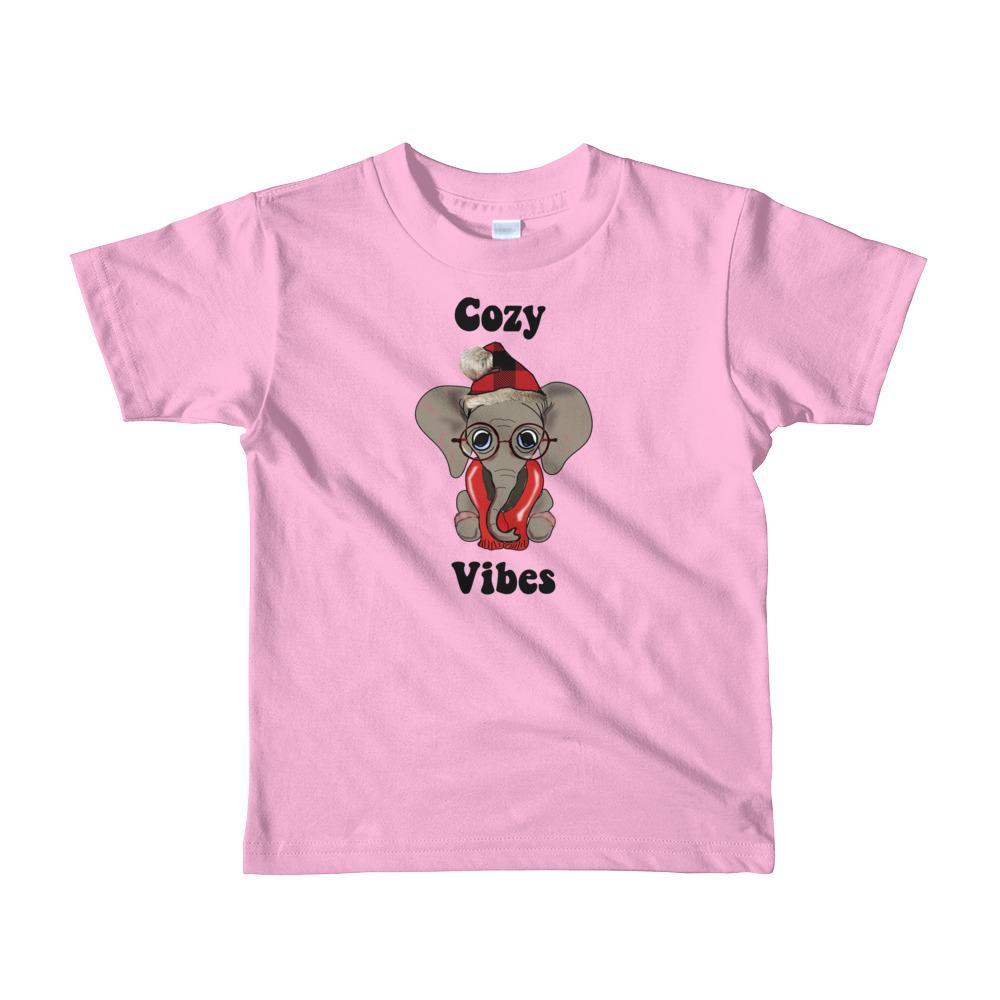 Short Sleeve Cozy Vibes Kids T-shirt - Elephant Footprints