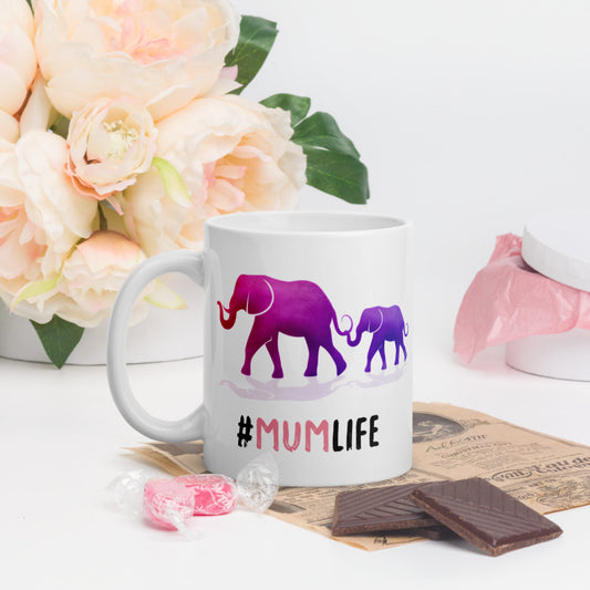 #MumLife Elephants Coffee Mug